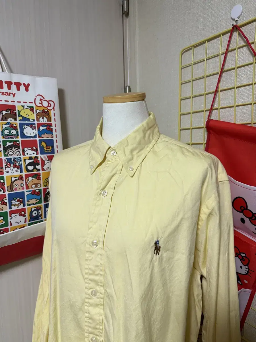 【美品】ラルフローレン 長袖シャツ イエローポニー 希少 ポロ ラルフローレン 袖ポニー 長袖Tシャツ ロンT イエロー/黄